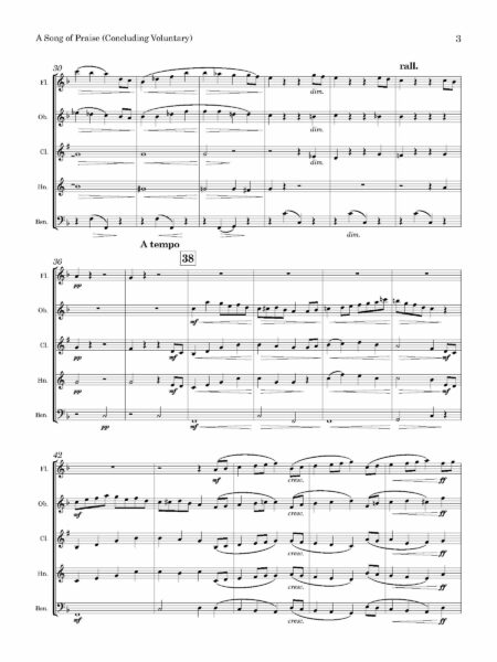 Wind Quintet Stainer J A Song of Praise Page 04