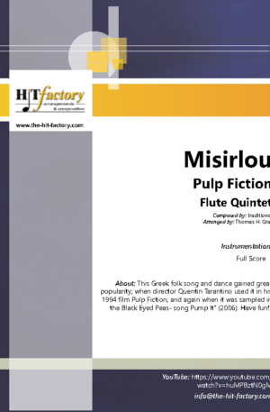 Misirlou – Pulp Fiction – Flute Quintet – C