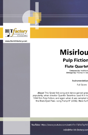 Misirlou – Pulp Fiction – Flute Quartet – C