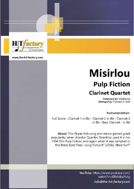 misirlou clarinet quartet 1130Cl4