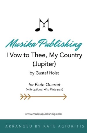 I Vow to Thee, My Country (Jupiter) – Flute Quartet