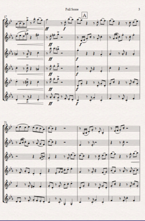 “Jacaranda” Original Tango for Clarinet Choir