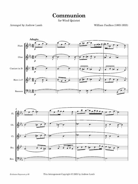 Wind Quintet Faulkes Communion Page 02