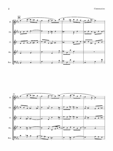 Wind Quintet Faulkes Communion Page 03