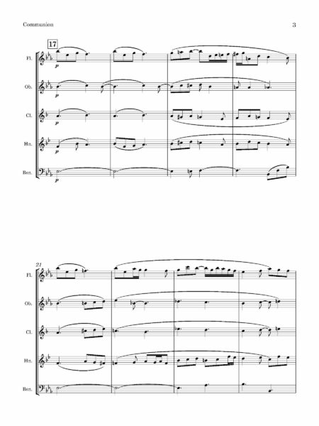 Wind Quintet Faulkes Communion Page 04
