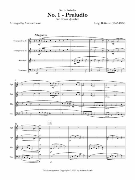 Brass Quintet 8 Easy Pieces Op. 203 Page 02