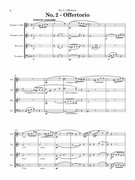 Brass Quintet 8 Easy Pieces Op. 203 Page 05