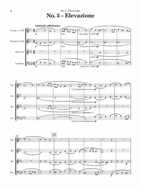 Brass Quintet 8 Easy Pieces Op. 203 Page 09