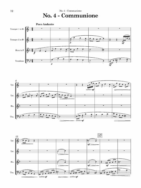 Brass Quintet 8 Easy Pieces Op. 203 Page 13