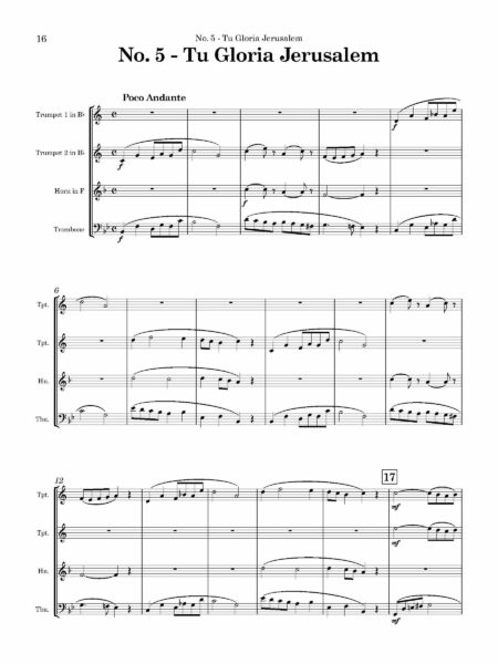 Brass Quintet 8 Easy Pieces Op. 203 Page 17