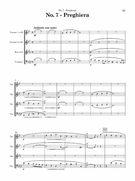 Brass Quintet 8 Easy Pieces Op. 203 Page 24