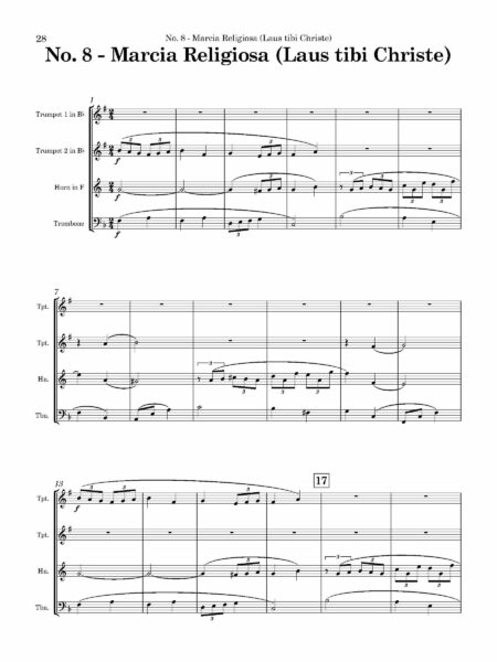 Brass Quintet 8 Easy Pieces Op. 203 Page 29