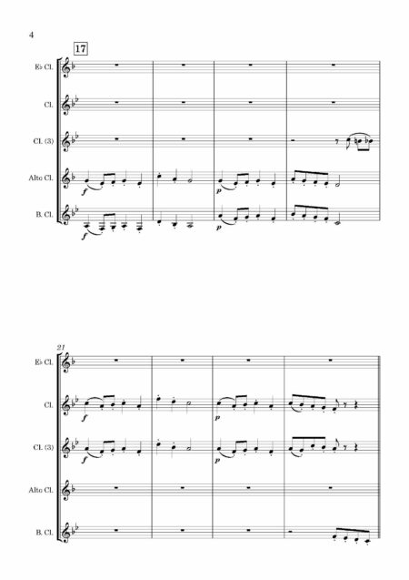 Clarinet Choir 5 Cabaletta Page 05