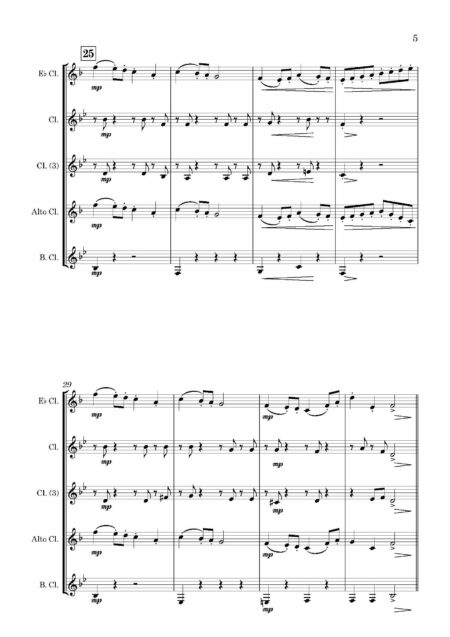 Clarinet Choir 5 Cabaletta Page 06