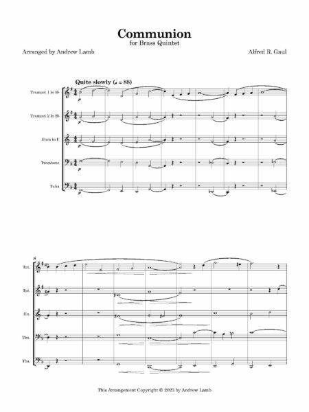 Brass Quintet Gaul Communion Page 02