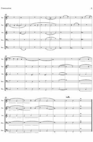 Communion (by Alfred Robert Gaul, arr. Brass Quintet)