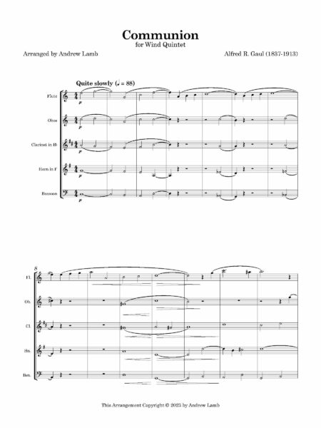 Wind Quintet Gaul Communion Page 02