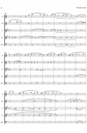 Communion (by Alfred Robert Gaul, arr. Wind Quintet)