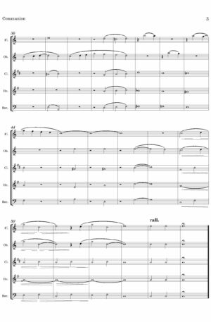 Communion (by Alfred Robert Gaul, arr. Wind Quintet)