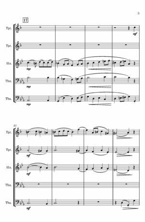 Wedding March, Op. 77, No. 2 – Brass Quintet