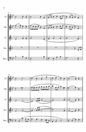 Wedding March, Op. 77, No. 2 (arr. for Wind Quintet)