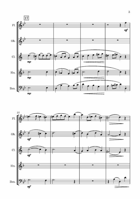 Wind Quintet Guilmant Wedding March Page 04