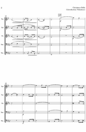 Christmas Bells (by George Job Elvey, arr. Brass Quintet)