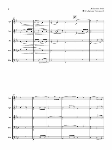 Brass Quintet Elvey GJ Christmas Bells Page 03