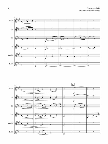 Clarinet Choir Elvey GJ Christmas Bells Page 03