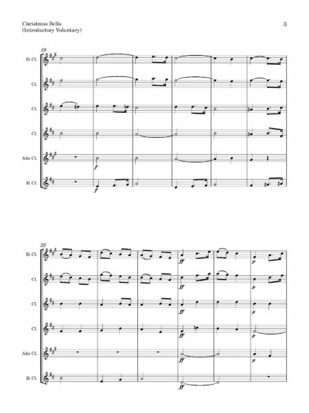 Clarinet Choir Elvey GJ Christmas Bells Page 04