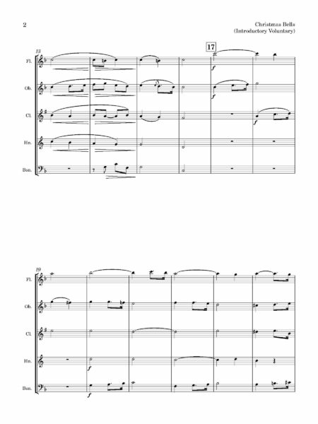 Wind Quintet Elvey GJ Christmas Bells Page 03