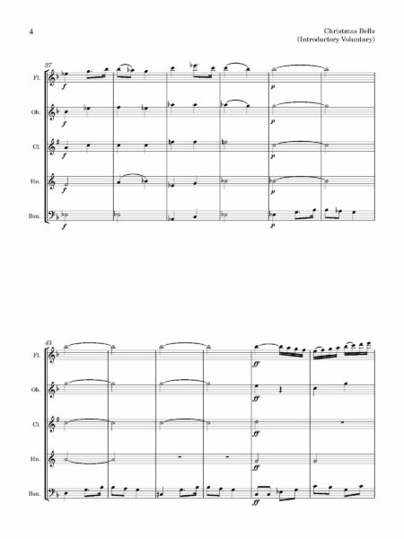 Wind Quintet Elvey GJ Christmas Bells Page 05