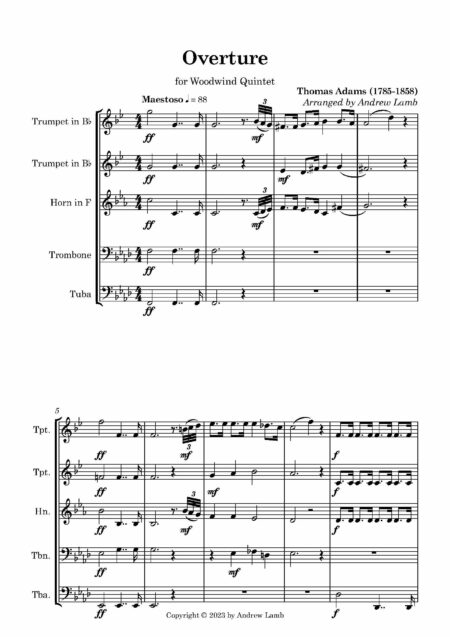 3 Pieces Prelude Overture Andante Pastorale Page 14