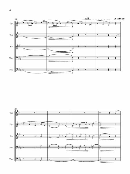 Brass Quintet Qesten Sunday Song Page 05
