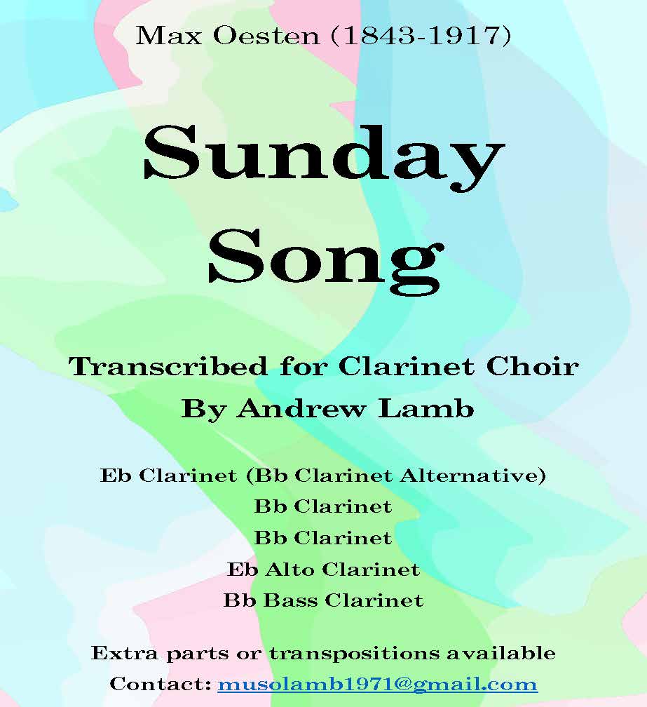 Sunday Song (by Max Oesten, Arr. Choir) Sheet Music Marketplace
