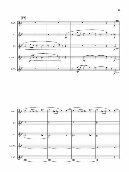 Clarinet Choir Qesten Sunday Song Page 04