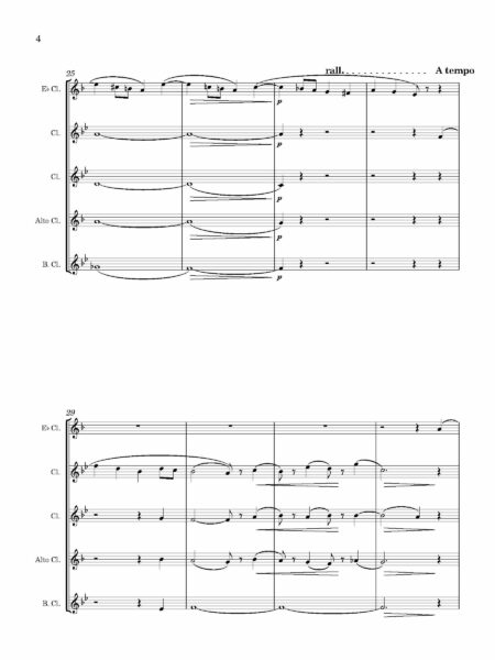 Clarinet Choir Qesten Sunday Song Page 05