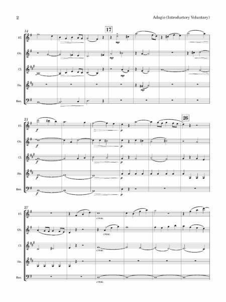 Wind Quintet Bennett Adagio Page 03