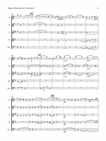 Wind Quintet Bennett Adagio Page 04