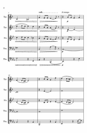 Andante Con Moto (by Frederic Archer, arr. for Brass Quintet)