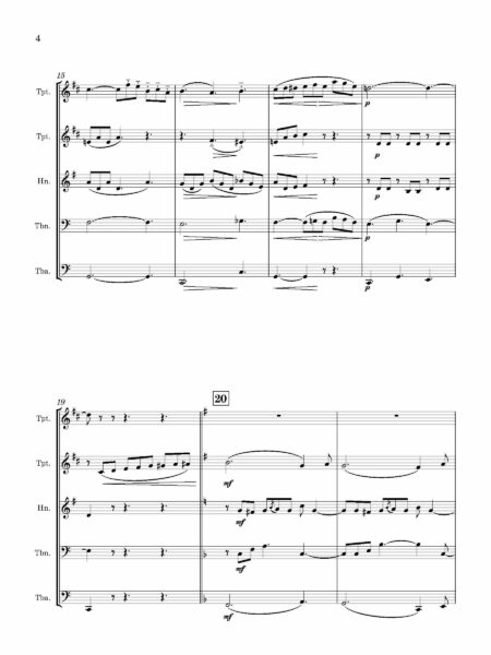 Brass Quintet Neustedt Chant aAdieu Full Score Page 04