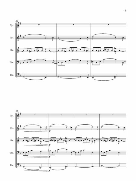 Brass Quintet Neustedt Chant aAdieu Full Score Page 05