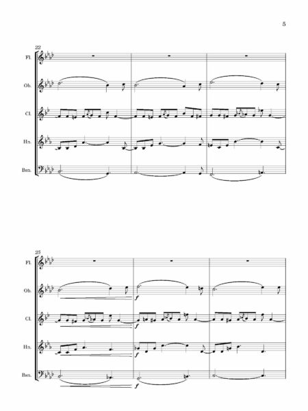 Wind Quintet Neustedt Chant aAdieu Full Score Page 05