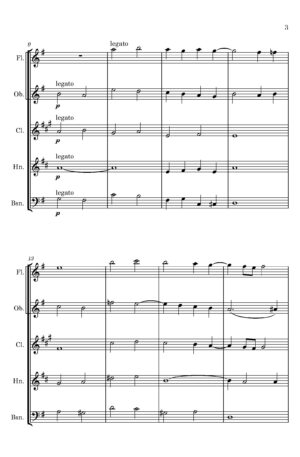 Prayer (by Clément Loret, arr. for Wind Quintet)