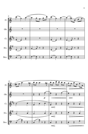 Arioso No. 1 (by Filippo Capocci, arr. for Wind Quintet)