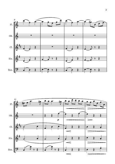 Wind Quintet Capocci F Arioso Full Score Page 03