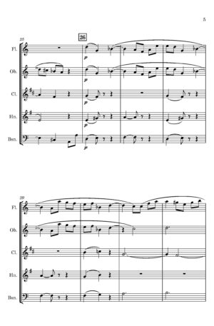 Arioso No. 1 (by Filippo Capocci, arr. for Wind Quintet)
