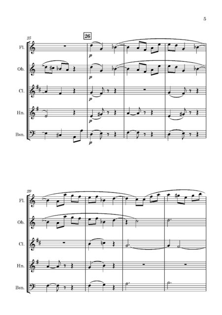 Wind Quintet Capocci F Arioso Full Score Page 05