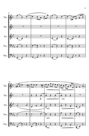 Arioso No. 1 (by Filippo Capocci, arr. for Brass Quintet)