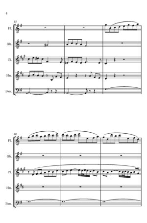 Preludio, Book 2, No. 6 (for Wind Quintet)